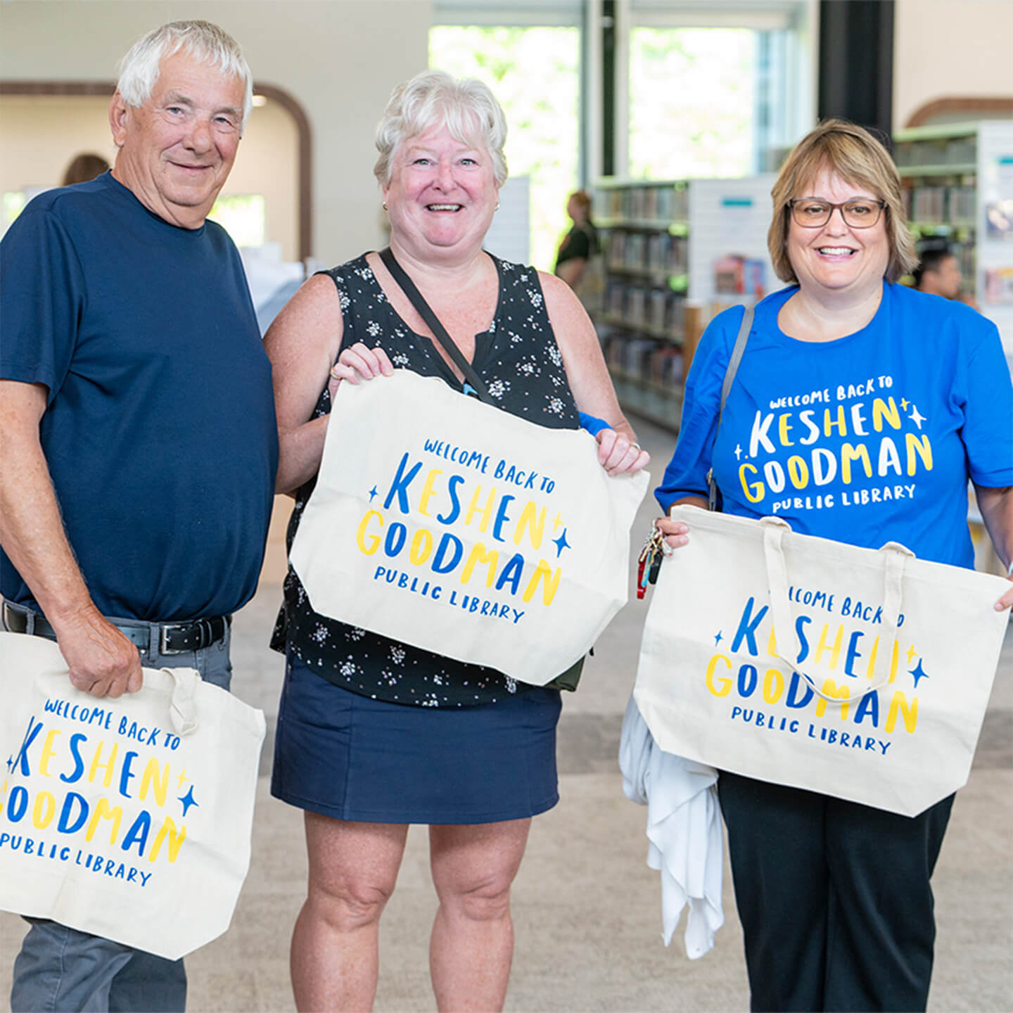 Photo of people enjoying the grand opening event.